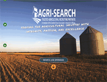 Tablet Screenshot of agri-search.com